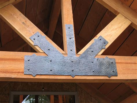 how to make your own decorative metal beam brackets|wrought iron brackets for beams.